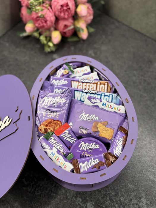 Кіндер бокс Kinder Milka бокс Дитячий подарунок Набір Корпоративний