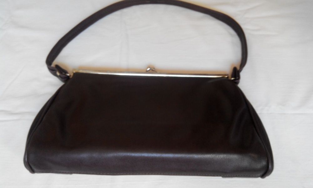 Дамская сумочка-клатч "Леди", винтаж, СССР, ретро-защёлка.