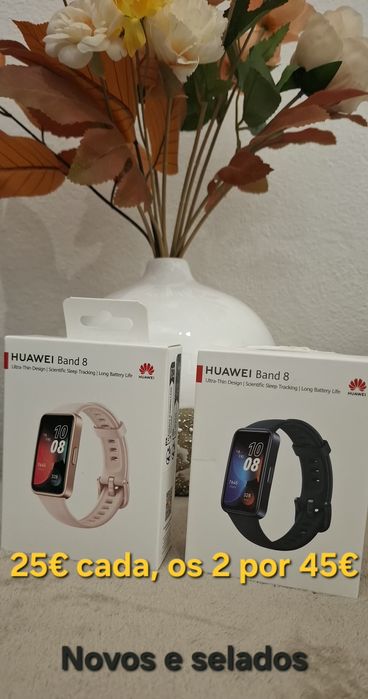 Relógio-Smartwatch-Huawei watch Fit 2+Fit 3+Edição elegante+Band8 novo