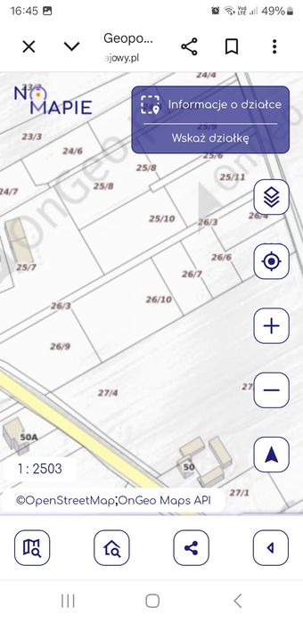 Działka 14 arów. Rusinowo