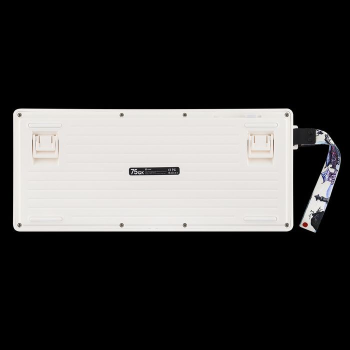 НОВА Механічна клавіатура Cidoo Qk75 | Бездротова | White