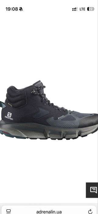 Чоловіче взуття трекінгові ботінки Salomon Predict Hike Mid Gtx