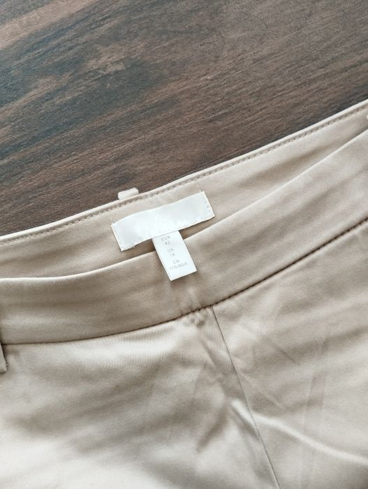 Spodnie materiałowe H&M,bdb stan, beżowe