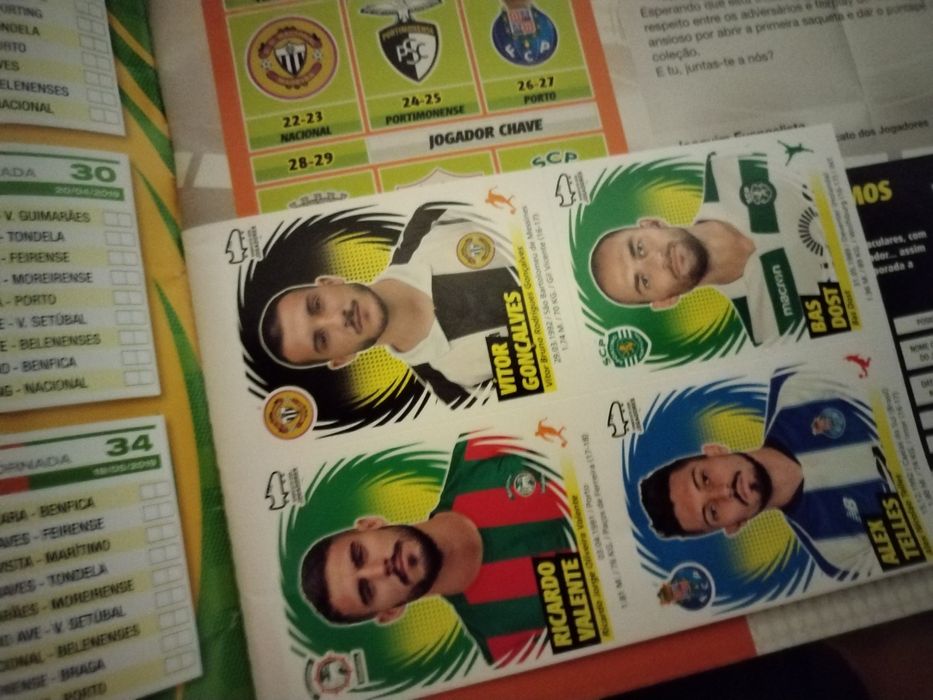 Caderneta futebol português 2018-19 panini