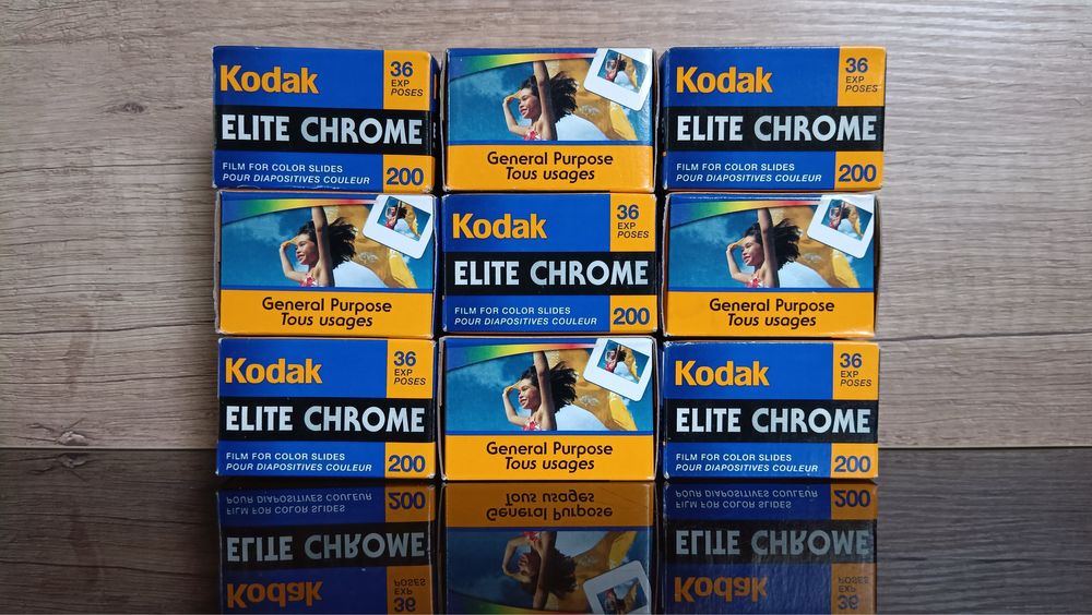 Kodak Elite Chrome 200 36 кадрів. Позитивна кольорова  фотоплівка.