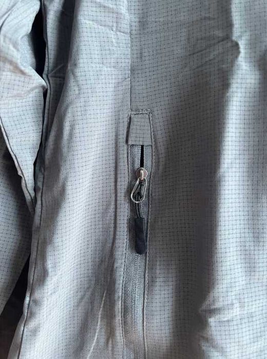 Jesienna damska luźna kurtka wiatrowa, M szara