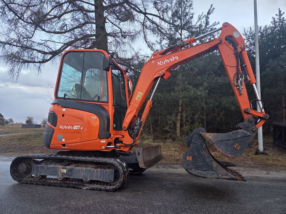 Minikoparka KUBOTA U27-4 Rok 2015