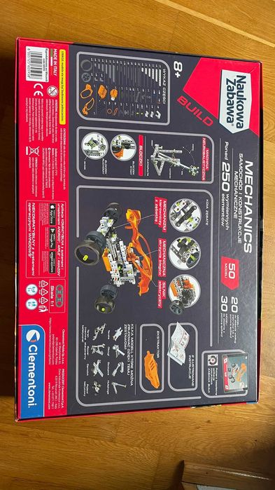 Clementoni Mechanics Samochód i Konstrukcje Mechaniczne NOWE