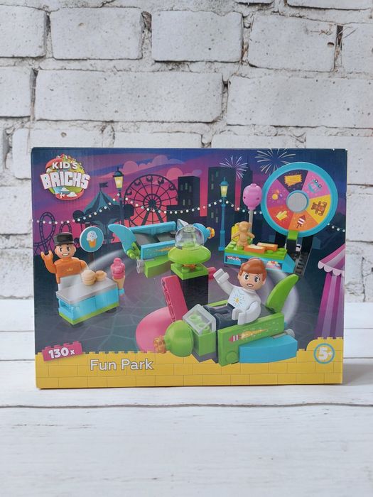 Klocki kids bricks fun park park rozrywki 130 elementów nowe lego