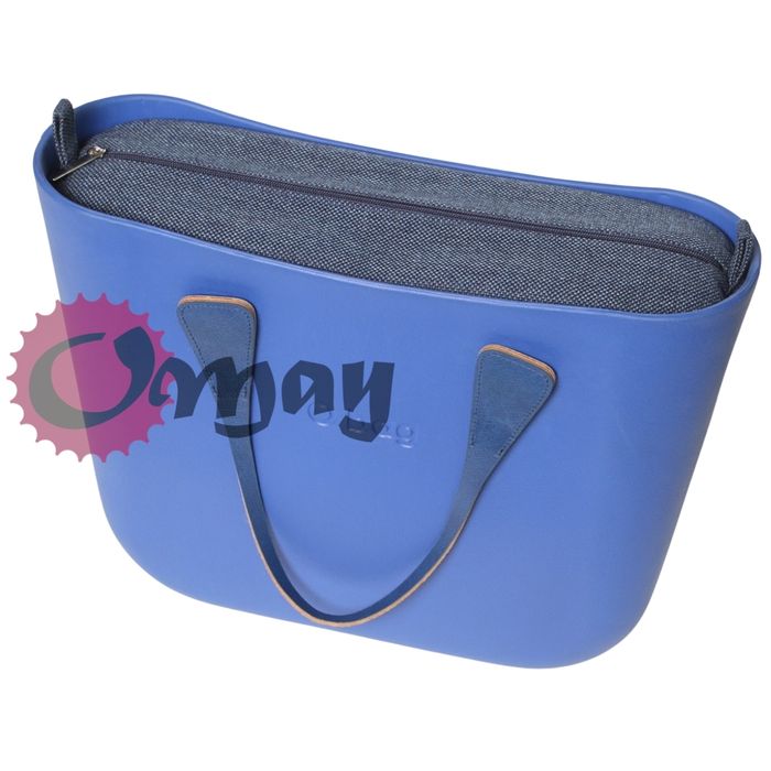organizer OBAG STANDARD plecionka niebieska granat 2 kieszenie OMAY