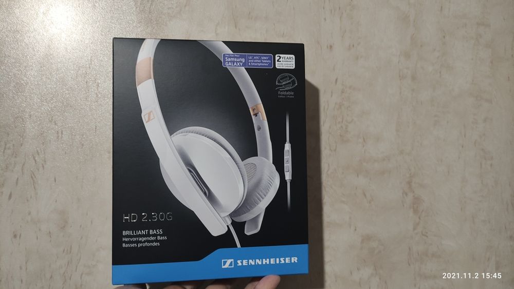 Наушники Sennheiser HD 2.30i Headphones  - White