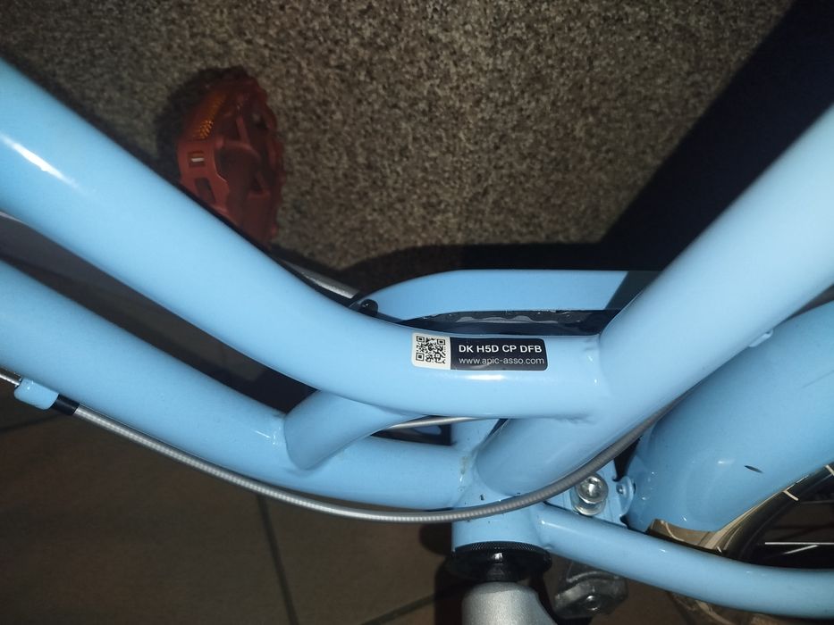 Rower miejski dla dzieci  btwin 500 dla dziewczynki 24 24'