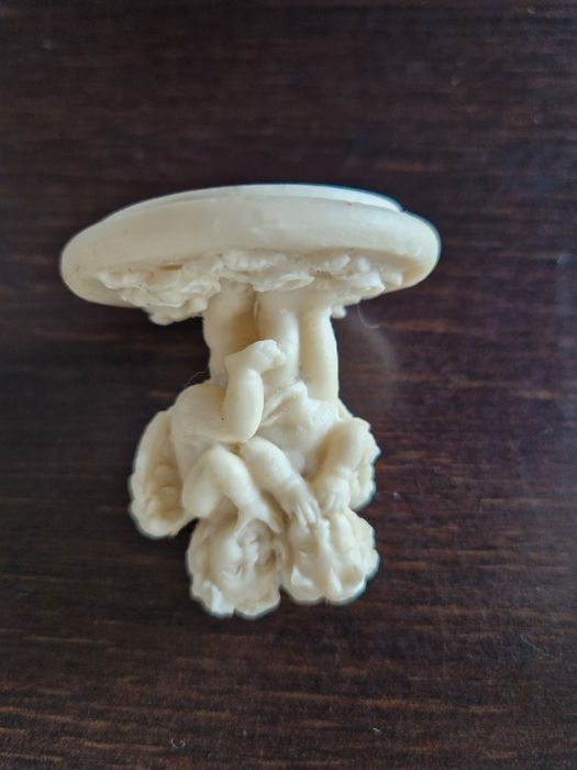 Gipsowe aniołki figurki Rękodzieło 5 cm i 11 cm