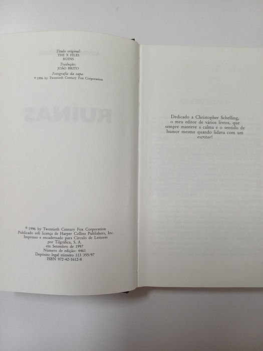 Kevin J. Anderson - Ficheiros secretos 'Ruinas'