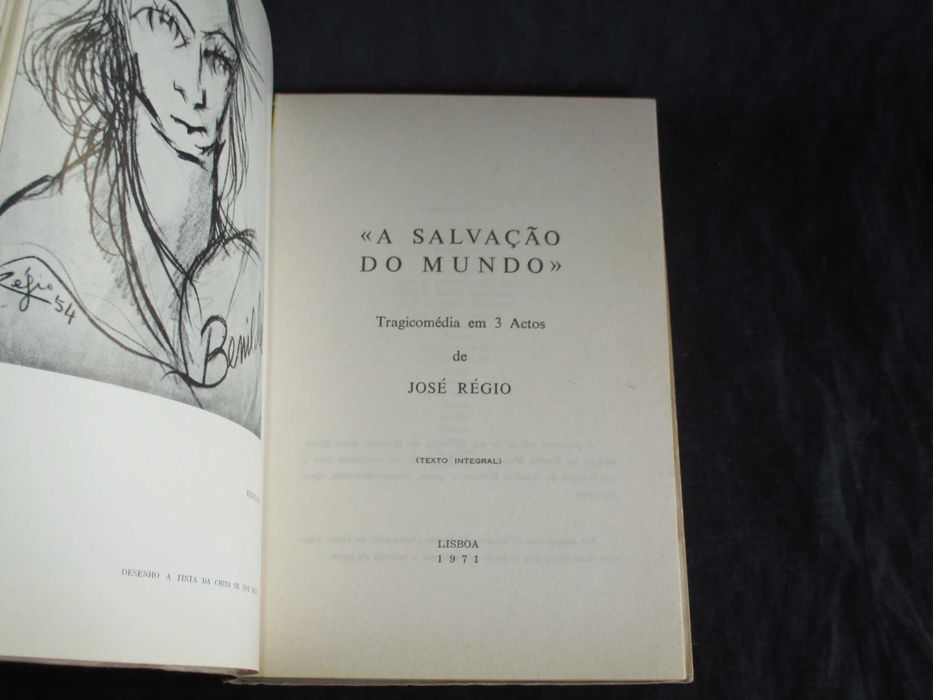 Livro A Salvação do Mundo Peça em três Actos José Régio