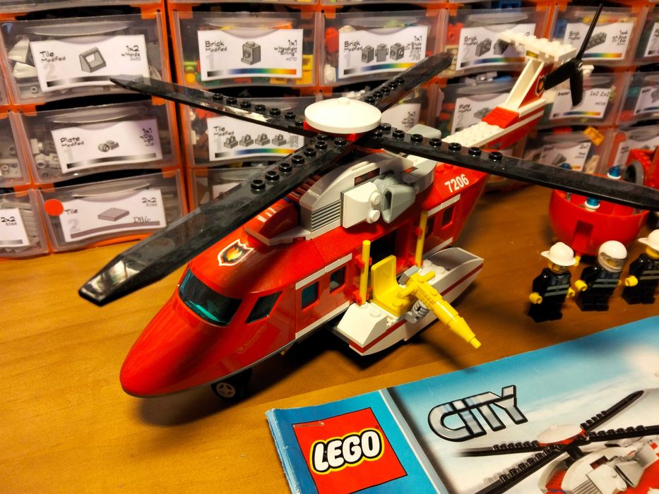 Lego city 7206 Fire Helicopter