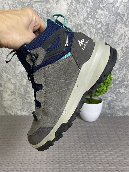 Quechua waterproof ботинки 34 размер детские серые