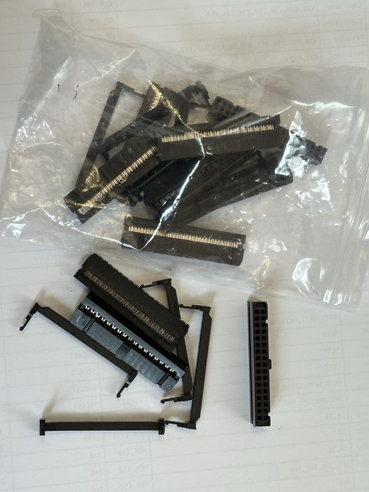 10шт IDC роз'єм 34-pin під обтиск шлейфа — крок 2.54 мм