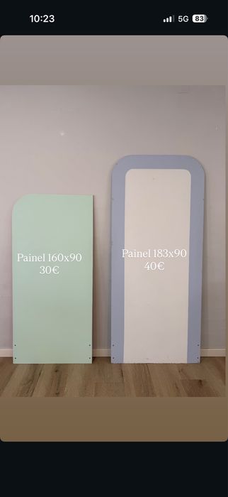 Paineis, displays e mesas de eventos