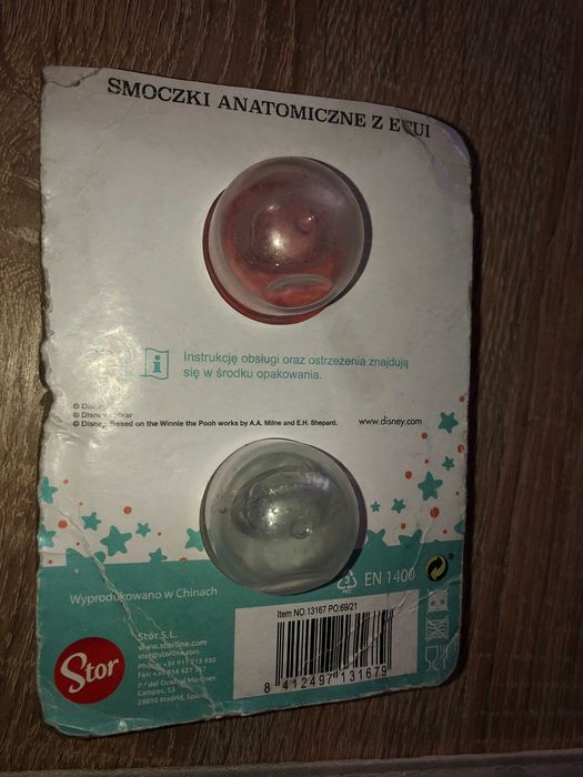 Smoczki 2 szt. Minnie dla niemowląt, Nowe