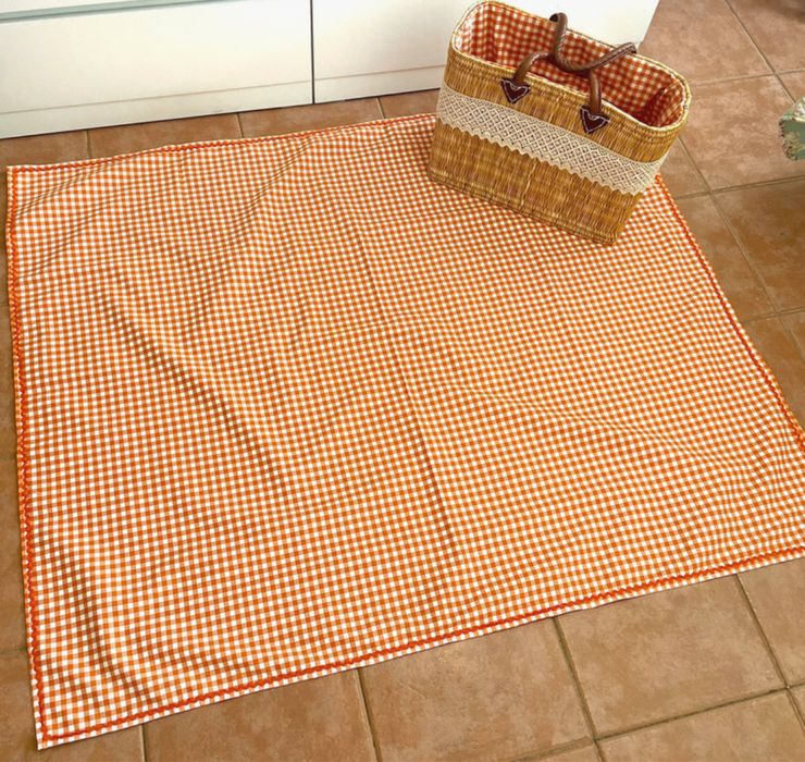 Conjunto Cesta e toalha de Picnic