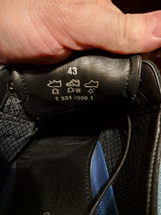 Buty czarne męskie 43