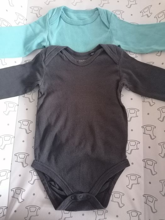 Body z długim rękawem zestaw 2 szt r. 74/80