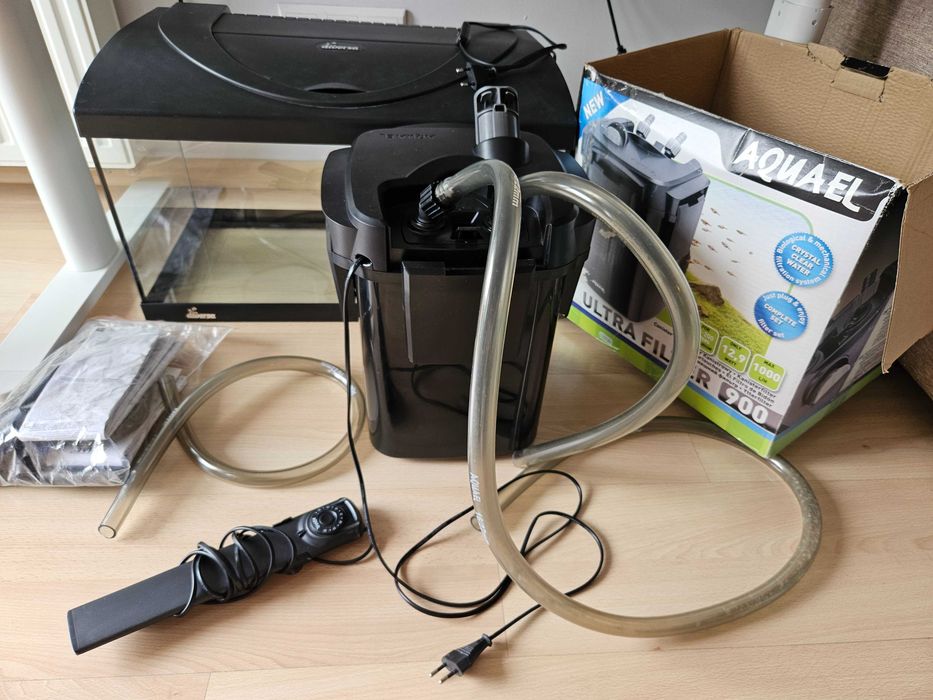 Zestaw Akwarium 54L Diversa Startup 60 + Filtr Kubełkowy Aquael Ultra 900 + Grzałka