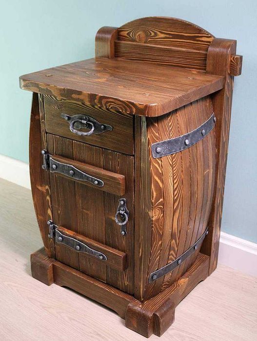 Приліжкова тумбочка, Приліжкова тумба "Бочка”