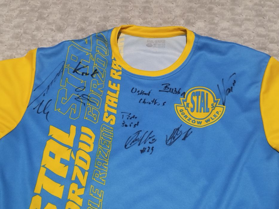 Koszulka Stal Gorzów z autografami
