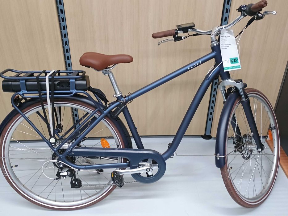 Rower elektryczny miejski Elops 900 E | Second Life | przebieg 286 km | Gwarancja producenta