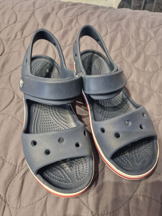 Sandały dziecięce Crocs Crocband J2 granatowe