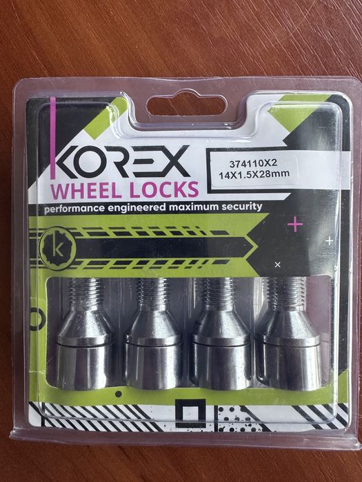 Секретки, болты 14х1,5 конус