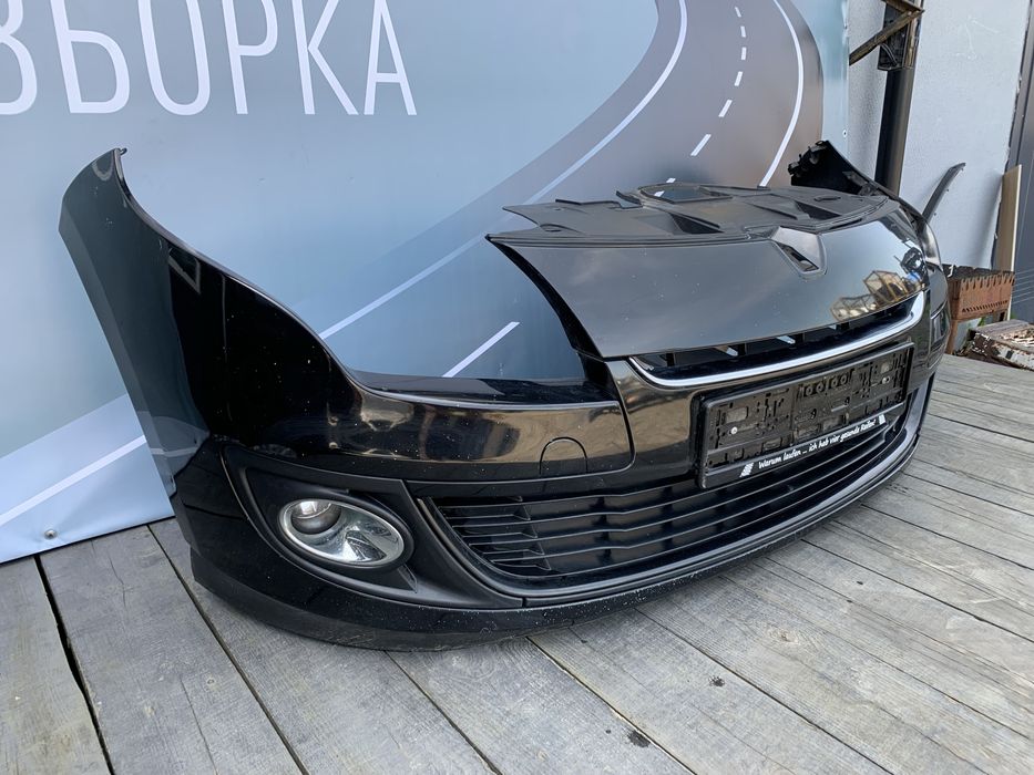 Передній бампер рено меган 3, бампер перід Renault Megane 3 Tegne