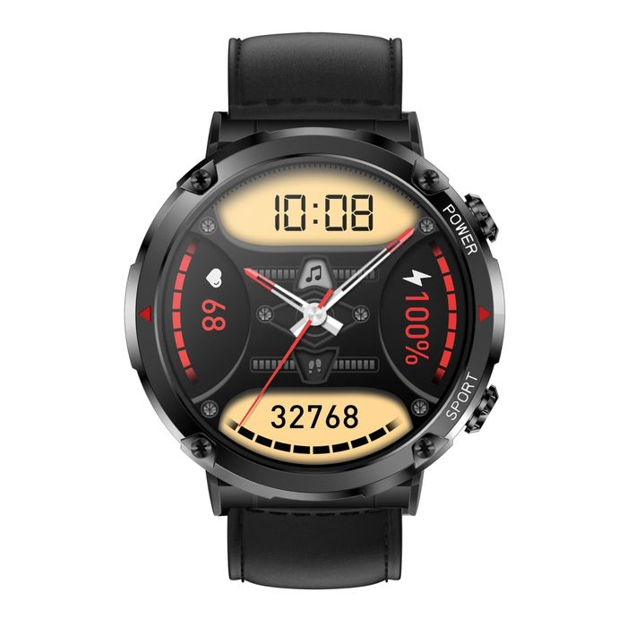 smartwatch gravity gt21-3 + czarny pasek silikonowy