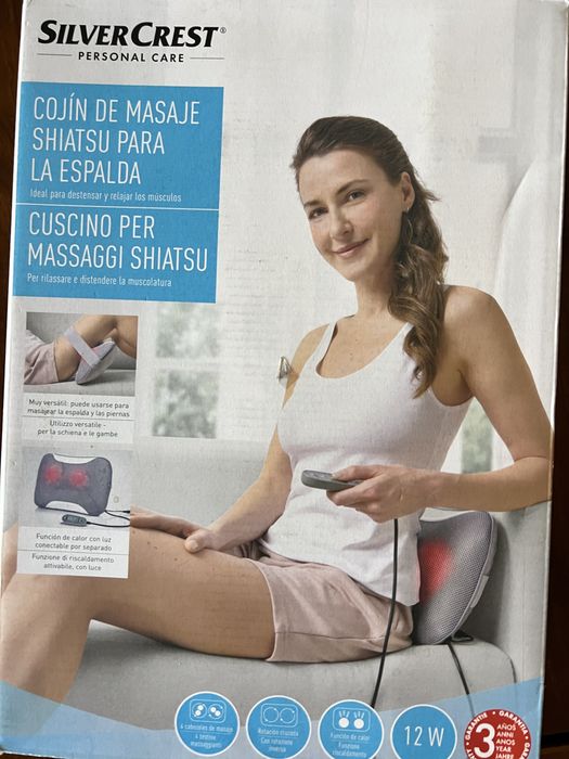 Almofada de massagem shiatsu nova