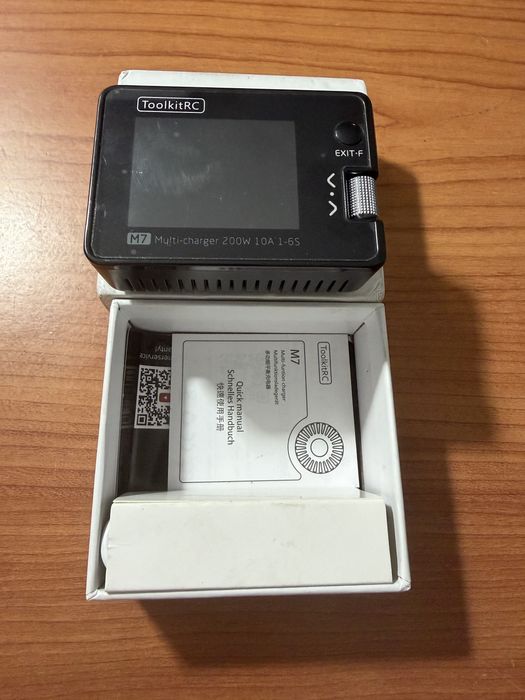Carregador toolkitrc M7+ fonte de alimentação 15v 5a