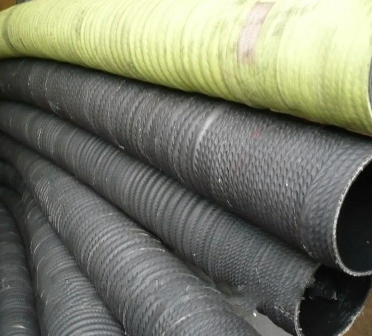 Всасывающий шланг на бензовоз мотопомп рукав для выкачки гофрированный