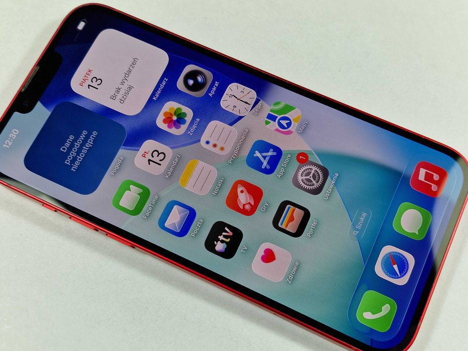iPhone 14 Plus 256GB/ Red/ bateria 86% / Grade A/ Ładowarka/ Ładowarka