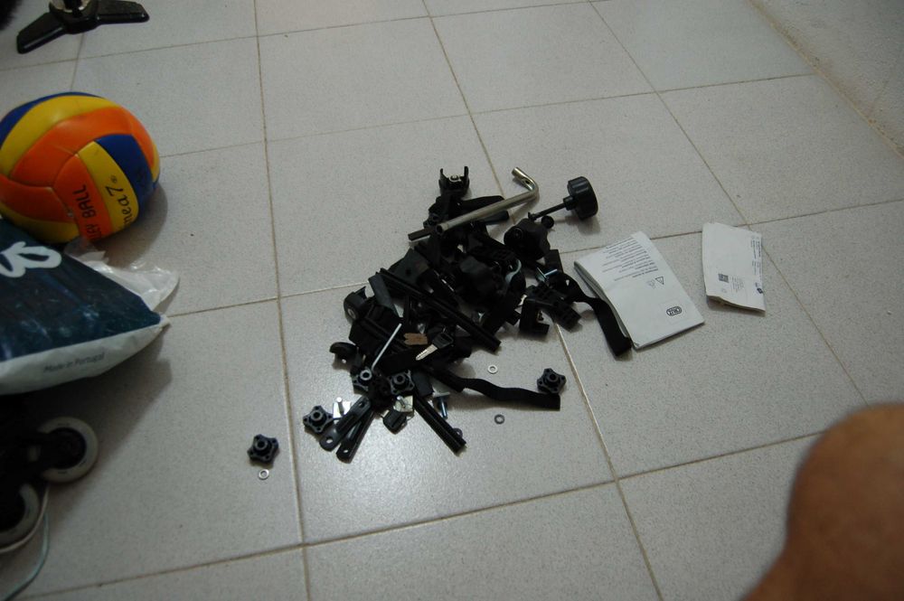 Barras Transversais para automovel para 3 bicicletas