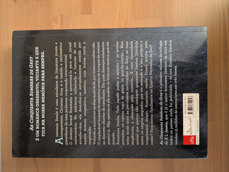 L " As Cinquenta Sombras de Grey " E L James (Optimo Estado)