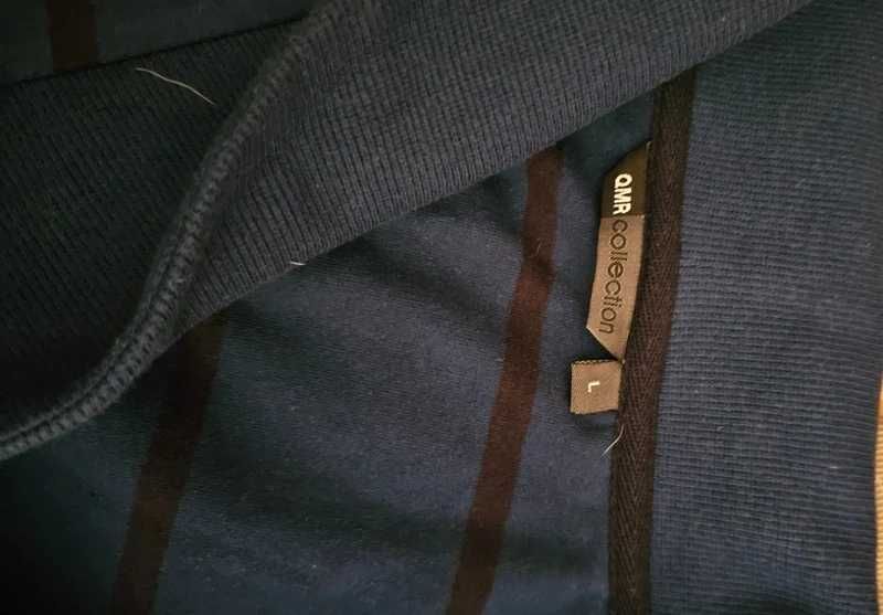 Camisola manga comprida gola larga em V