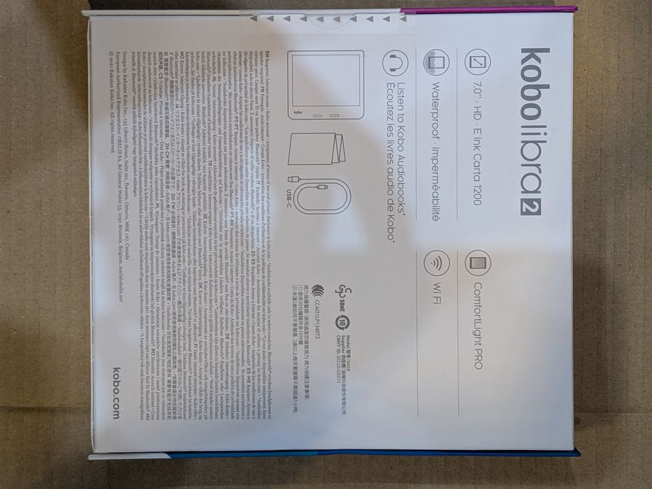 Kobo Libra 2 eReader 7 - Novo