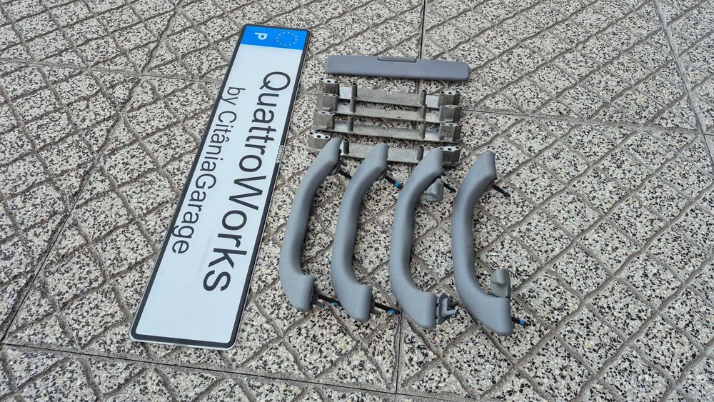 Pegas teto Audi A4 B5 A3 8L facelift + suportes + pala tapa sol