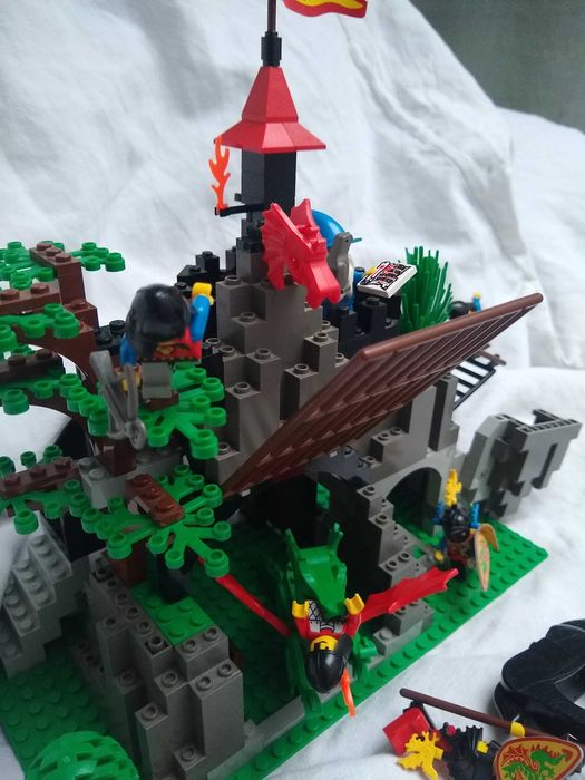 1993 Jaskinia Smoka LEGO 6076 Castle Dragon Knights instrukcja Rycerze