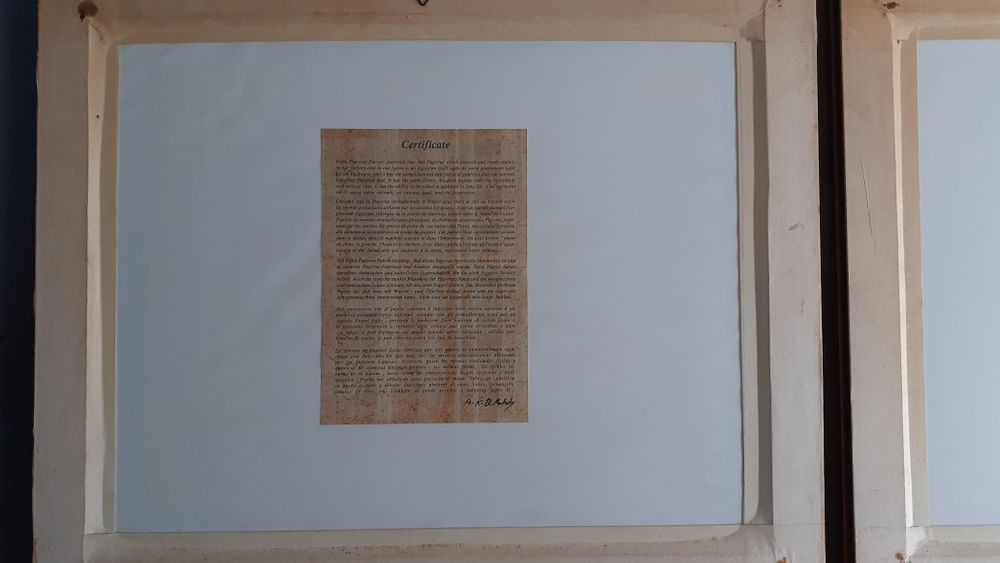 Certified Egyptian Papyrus Frames64739137272707123