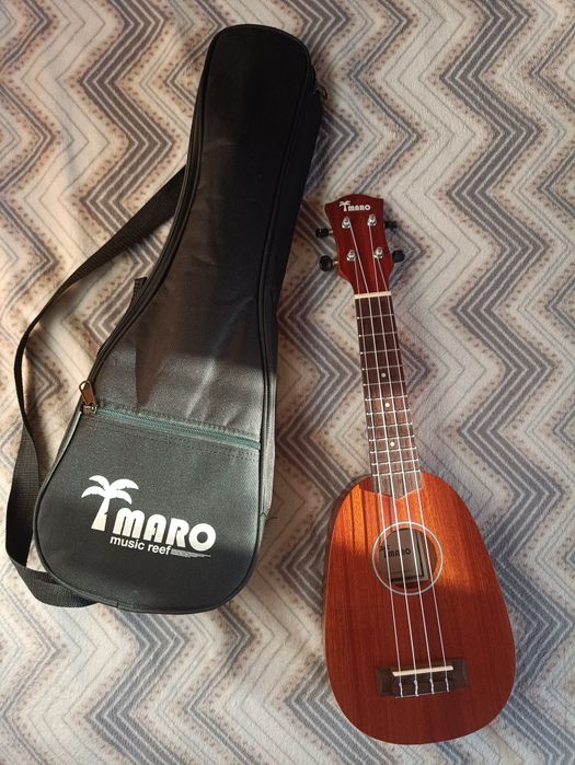 ukulele Maro z  ocieplanym pokrowcem w prezencie