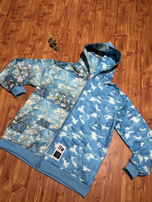 ‼️Без предоплати‼️BAPE Бейп Bape van gogh zip ван гог вангог зіп зип, преміальна якість худі бейп