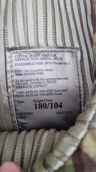Бронежилет Osprey MK4 MTP ( Чохол+Підсумки)  р.180/104