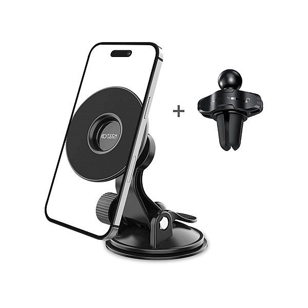 Tech-protect N50 Magnetic Magsafe Dashboard & Vent Car Mount Black